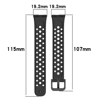 Silikonski remen za sat za Huawei Band 8/9/10 Crna