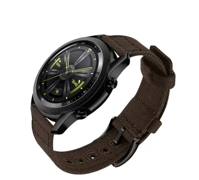 Tkani platneni remen za sat s brzim otpuštanjem za Huawei GT4 Smeđa