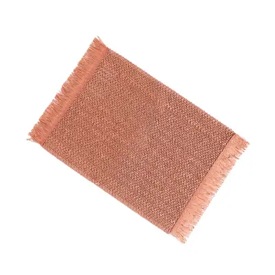 Set od 6 podmetača, 30x45CM, Elegantni pleteni vinil podmetači Ružičasta