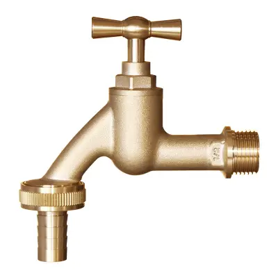 Mesingani priključak za slavinu 1/2"x3/4" za vrtnu vanjsku upotrebu Žuta