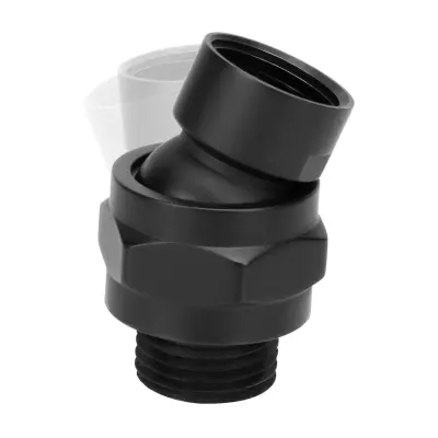 Univerzalni adapter zgloba za tuš glavu Crna