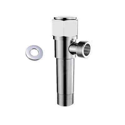 Produženi 144 mm kutni ventil s bakrenom jezgrom i stabljikom Srebrna