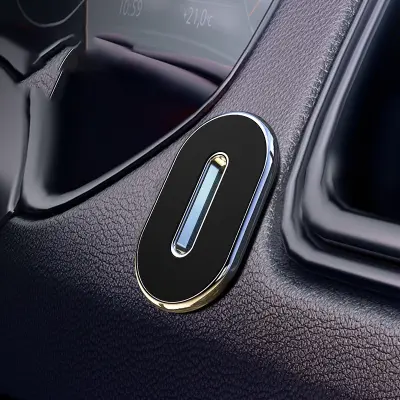 Magnetski držač za telefon za auto - univerzalni nosač za nadzornu ploču Srebrna