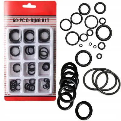 Set Gumeni o-Ring Brtvi 5-20mm – 50 Komada | Otporni na Kemikalije, Auto i Industrijska Primjena