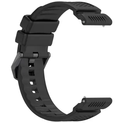 Ticwatch Atlas 24mm Silikonski Remen - Službeni Zamjenski Crna