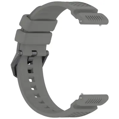 Ticwatch Atlas 24mm Silikonski Remen - Službeni Zamjenski Siva