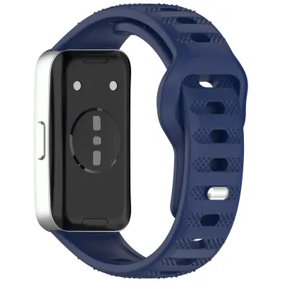 Silikonski remen za Huawei Band 10/9/8 - Točkasta tekstura Plava