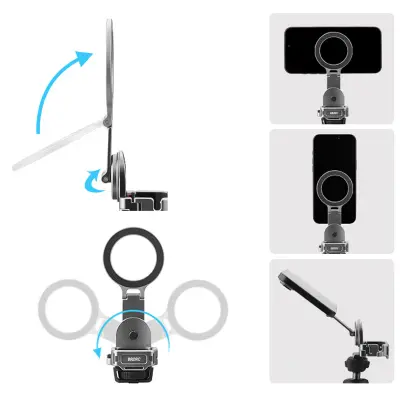 Magnetski nosač za teleprompter za DJI Pocket 3 Siva