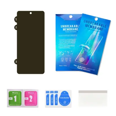 Zaštitnik zaslona za privatnost kompatibilan s Huawei Mate X5 - HD Anti-Spy Hydrogel Film Crna Prozirna