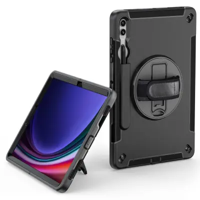 Zaštitna futrola za tablet kompatibilna sa Samsung S9 Plus/S9 FE Plus X610/X616/X810 (2023) s utorom za olovku, značajkama otpornosti na udarce, posto