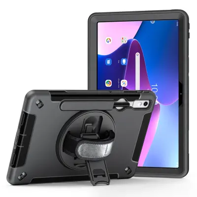 Zaštitna futrola za tablet kompatibilna s Lenovo Tab P11 Pro (2. generacija) (TB132FU) 2022 s utorom za olovku, otporna na udarce, sa stalkom i protiv