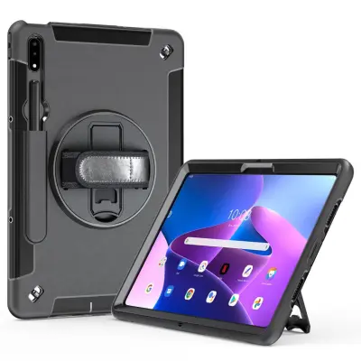 Zaštitna futrola za tablet kompatibilna s Lenovo Tab P12 Pro 12.6 inča Q706F, Q706 s utorom za olovku - otporna na udarce, postolje, odvođenje topline