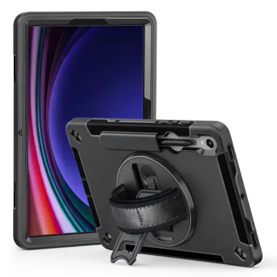 Zaštitna futrola za tablet kompatibilna sa Samsung S9\/S9 FE X510\/X516\/X710 (2023) s utorom za olovku, značajkama otpornosti na udarce, stalkom i za