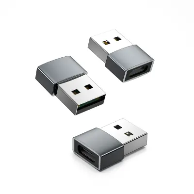 Kompaktni USB C na USB adapter za besprijekornu povezanost Crna