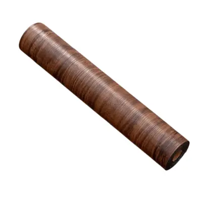 Samoljepljiva drvena folija, ljepljiva folija za namještaj s izgledom drveta (300x40cm) | DURAWOOD tamnosmeđa