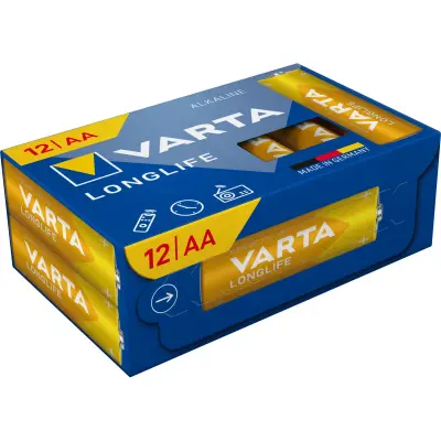 Baterije Varta Longlife AA LR6 CUBE12