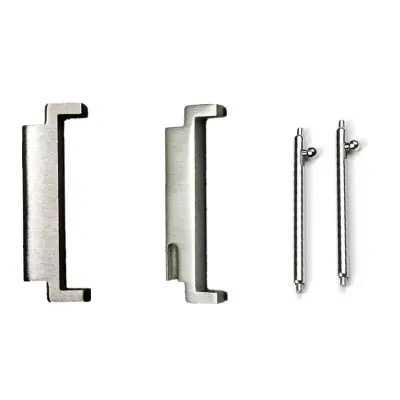 Univerzalni srebrni konektor za remen sata 20 mm do 22 mm Srebrna