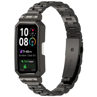 Remen od nehrđajućeg čelika za Huawei Band 10/9/8 Srebrna