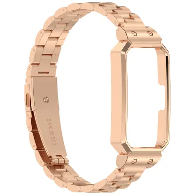 Remen od nehrđajućeg čelika za Huawei Band 10/9/8 Ružičasto zlato