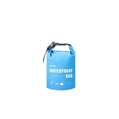 Vodootporna bucket torba - 5L torba za rame za aktivnosti na otvorenom Plava
