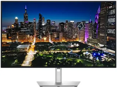 DELL 32" UltraSharp monitor U3225QE, IPS Black 4K UHD, 120Hz, 5ms, Thunderbolt Hub, 2x DisplayPort (Daisy Chain), HDMI, USB-C Hub, 5x USB, LAN, Pivot