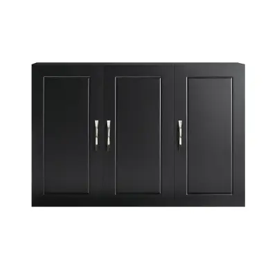 SoBuy zidni ormar, zidni kuhinjski ormar za kupaonicu, kuhinjski zidni element FRG231-L-SCH