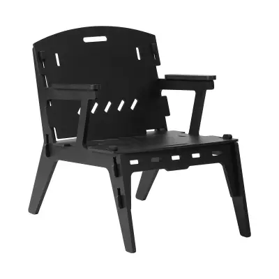 SoBuy stolica 72x55x35cm HFST02-SCH
