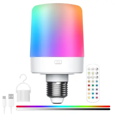 E26 T069D-RGBCW LED žarulja s daljinskim upravljačem - Osvijetlite svoj prostor Bijela