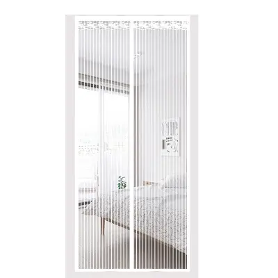 Magnetska mreža za vrata protiv komaraca, 90x210cm, Bijela Bijela