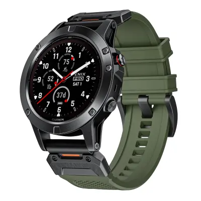 Garmin Fenix remen za sat 22MM Tamnozelena