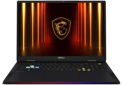 Laptop MSI Raider A18 HX A9WJG, 45.7cm (18.0") UHD+ Mini LED 120Hz, AMD Ryzen 9 9955HX3D, 64 GB RAM, 4 TB SSD, NVIDIA GeForce RTX 5090, W11P