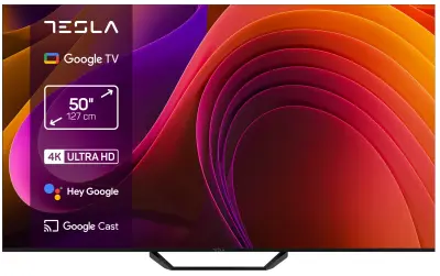 TV TESLA 50E655BUS, 127cm (50"), DLED, 4K UHD Smart TV, Google tv