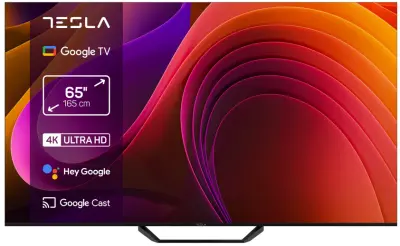 TV TESLA 65E655BUS, 165.1cm (65"), DLED, 4K UHD Smart TV, Google tv