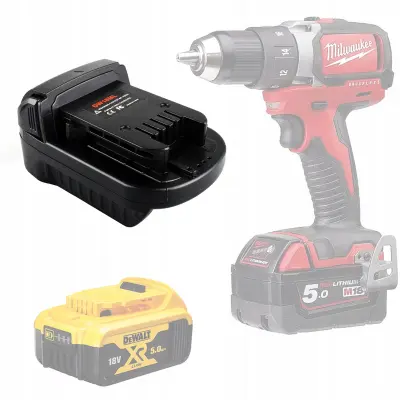 Adapter Baterije Dewalt 18V na Milwaukee 18V DW18ML – Kompatibilno s Milwaukee Alatima | Trajnost i Jednostavna Instalacija