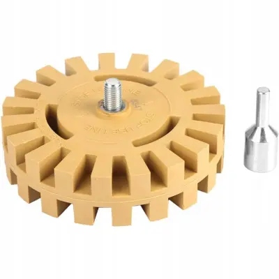 Gumeni Disk Za Uklanjanje Ljepila 100mm – Sigurno Čišćenje | Promjer 100mm, Adapter Za Bušilicu