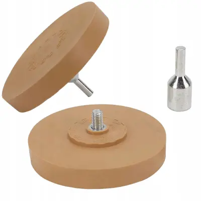 Gumeni Disk Za Uklanjanje Ljepila 90mm – Adapter Za Bušilicu | Maks. 4000 Okretaja u Minuti