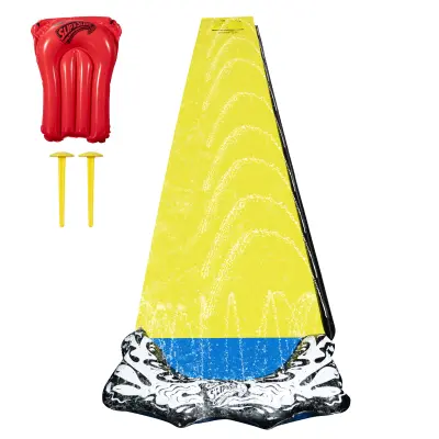 Wham-O Slip N Slide Wave Rider 18 ft s boogie daskom, ljetne vanjske igračke za djecu 5–12 godina, idealno za zabavu na travi