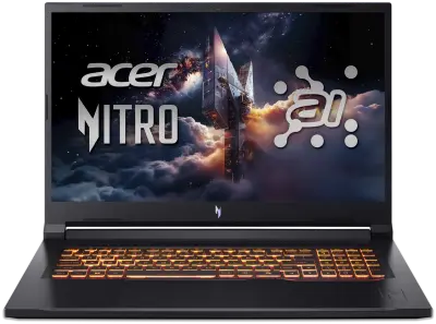Laptop ACER Nitro V 17 AI ANV17-41-R303, 43.9cm (17.3") IPS 165Hz, AMD Ryzen 7 260, 32GB, 1TB SSD, GeForce RTX 5070, W11H
