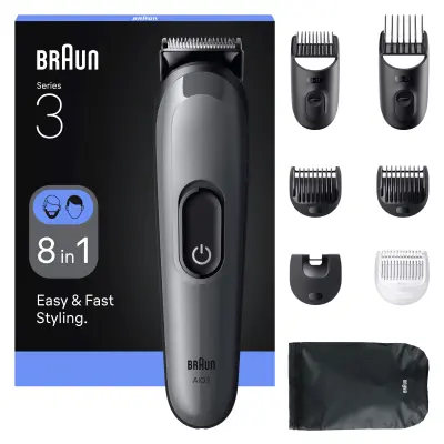 Šišač za tijelo/kosu/bradu Braun 8u1 3540