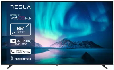 TV TESLA 65E645BUW, 165.1cm (65"), VA 10bit, 4K UHD Smart TV, webOS