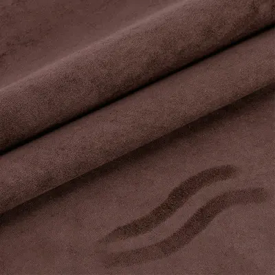 Samoljepljiva suede zakrpa kava