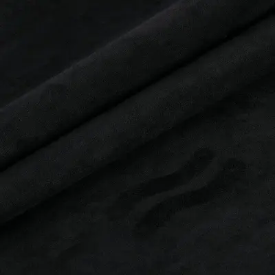 Samoljepljiva suede zakrpa Crna