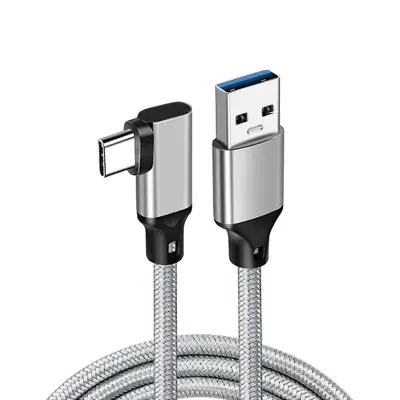 Kabel za podatke Elbow Type-C Siva