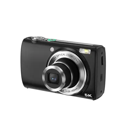 Digitalni fotoaparat s 5x optičkim zumom Crna
