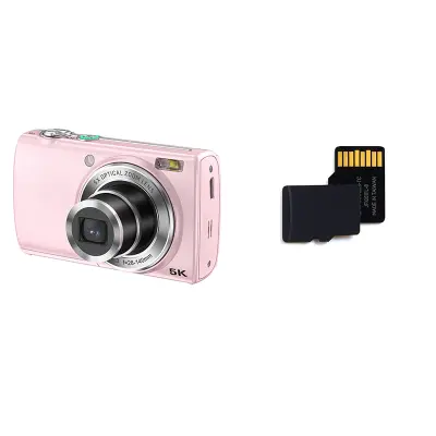 Digitalni fotoaparat s 5x optičkim zumom Roza
