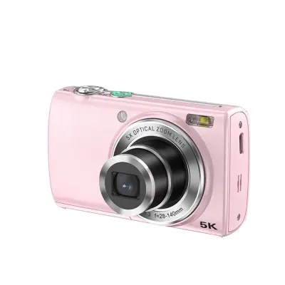 Digitalni fotoaparat s 5x optičkim zumom Ružičasta