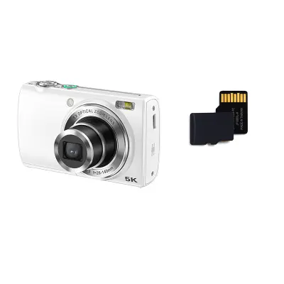Digitalni fotoaparat s 5x optičkim zumom Bijela