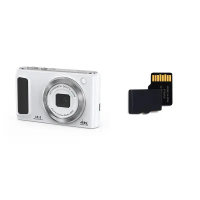DC308 Digitalni fotoaparat s 32GB TF karticom (EU utikač) Bijela