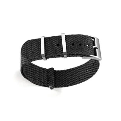 Premium najlonski remen za sat za Omega X Swatch Crna