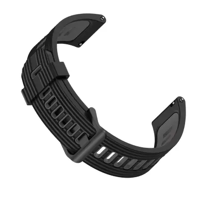 Elegantni silikonski remen za GT Runner Crna+Siva